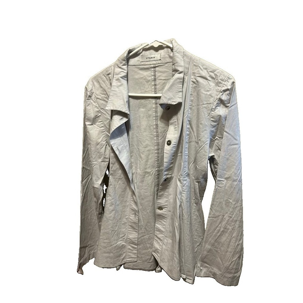 Women's Linen Shirt, Jacket, Button Up 2 Broken Buttons 1 slight broken